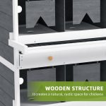 Chicken Nesting Box, 8 Compartment Wood Laying Boxes For Chicken Coop