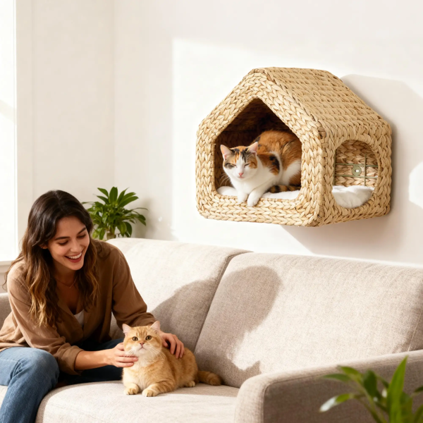 Wooden Cat House