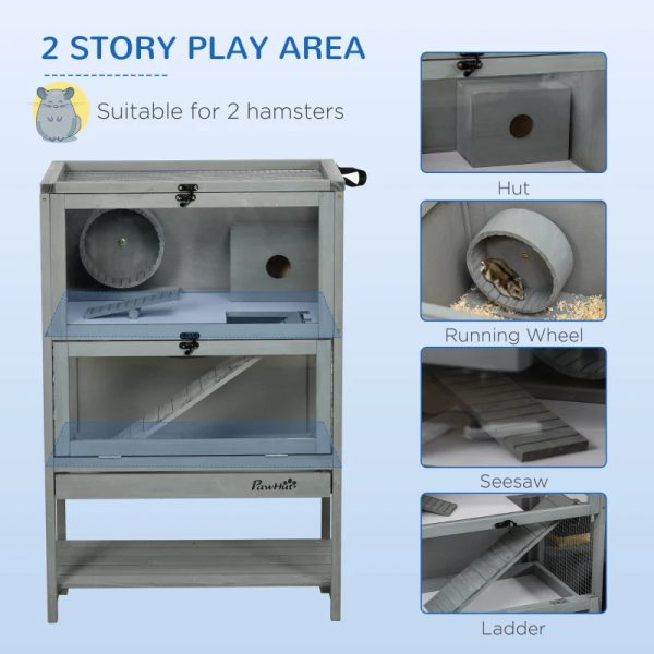 5-Tier Hamster Cage Mice Habitat Rat Habitat With Openable Top